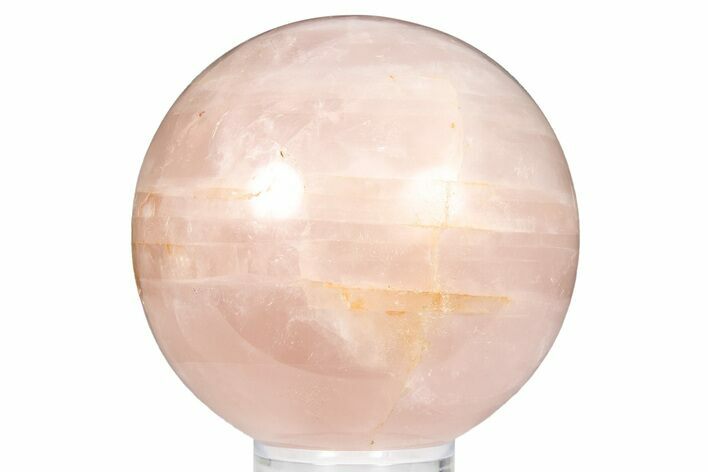 Polished Rose Quartz Sphere - Madagascar #253802